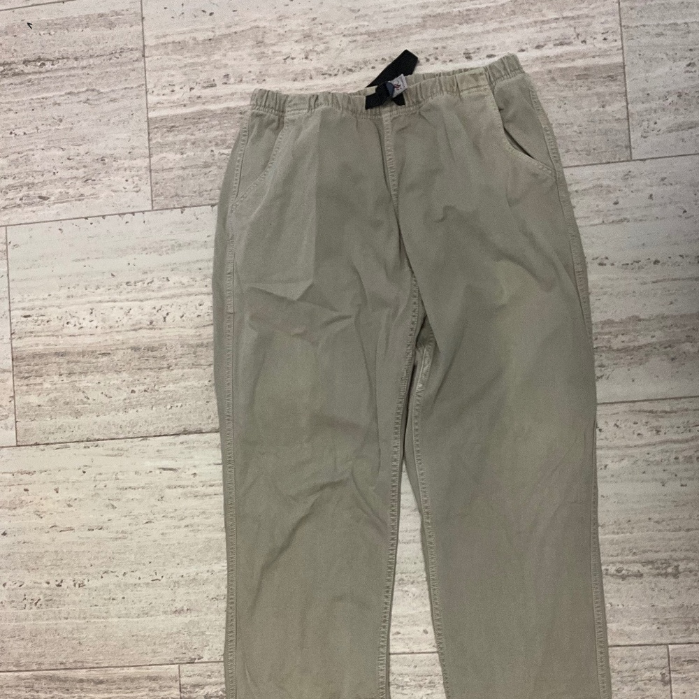 GRAMICCI 100% cotton L Tan pull on Pants